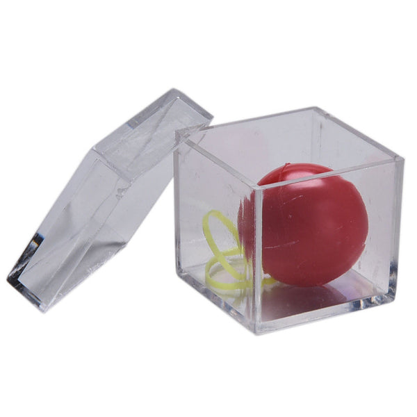 Clear Ball Through Box Magic Trick